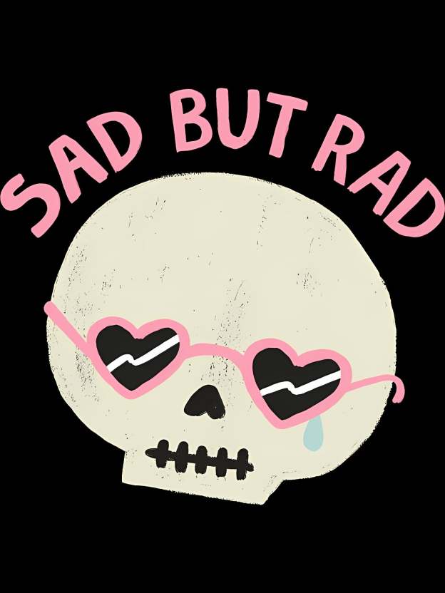 Sad But Rad Washed Tshirt