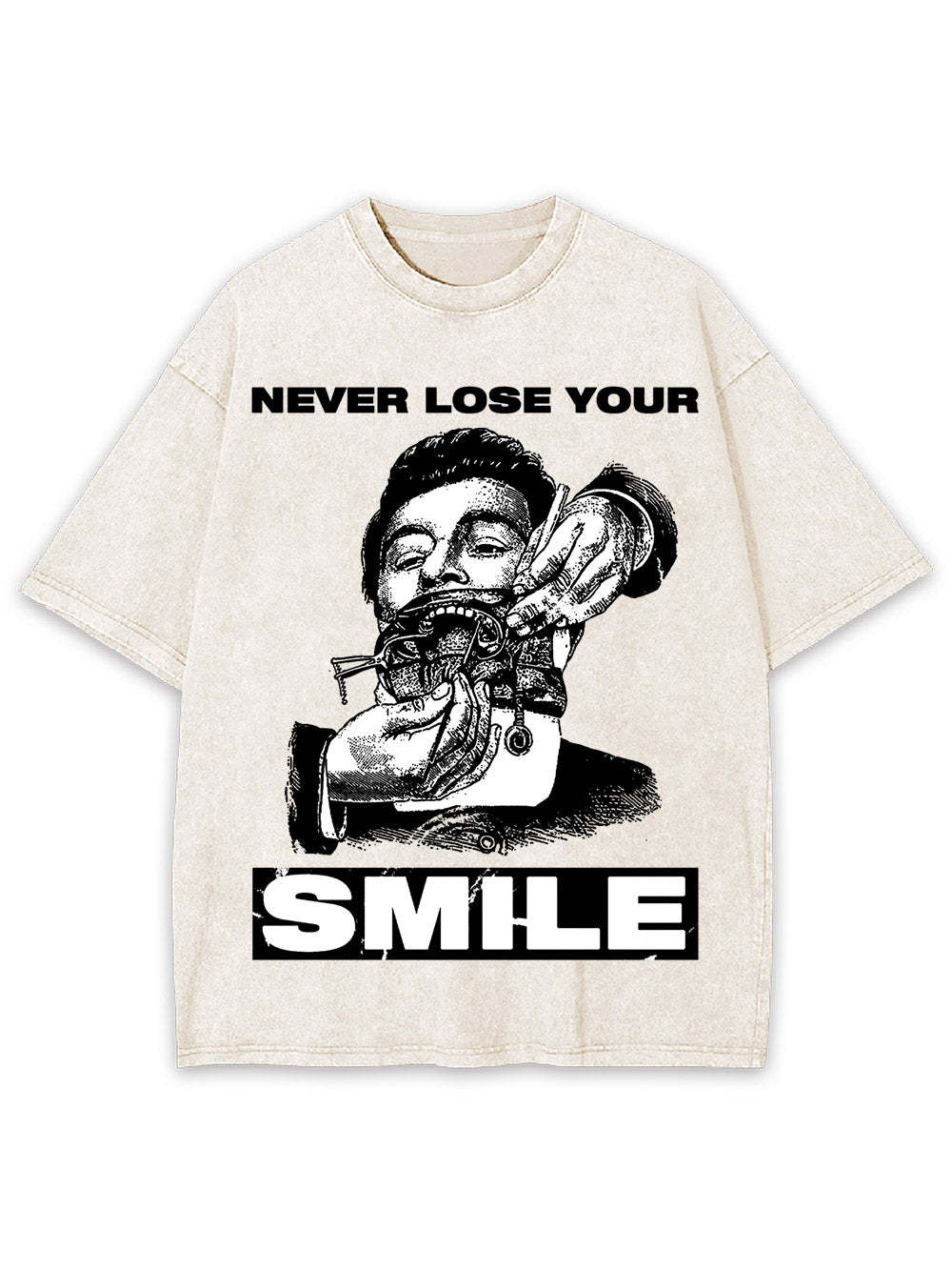 Never Lose Your Smile Washed Tshirt