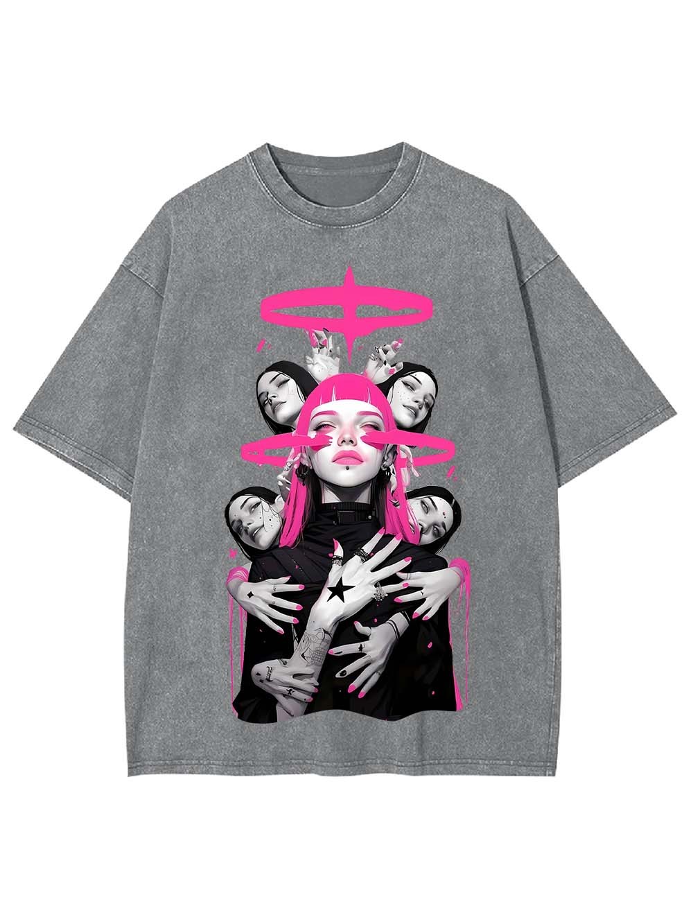 Neon Divinity Washed Tshirt