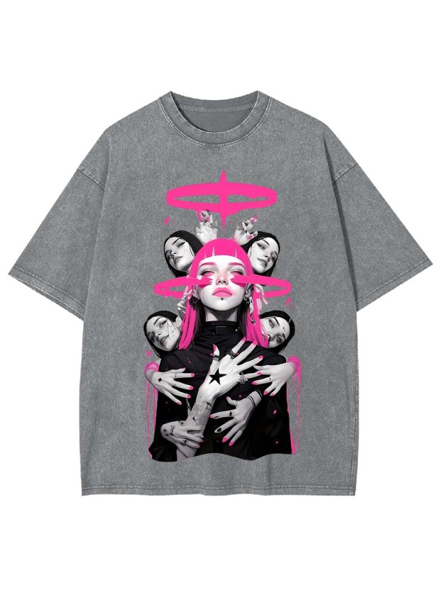 Neon Divinity Washed Tshirt