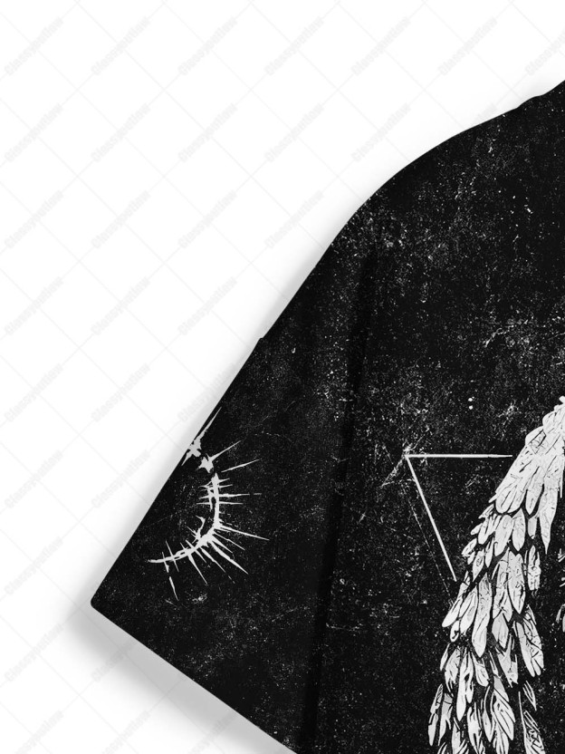 Skeleton Angel Graphic T-shirt