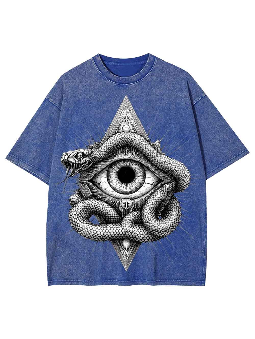 Serpent Eye Washed Tshirt