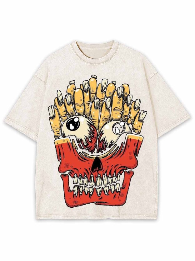 Finger Fries Washed Tshirt