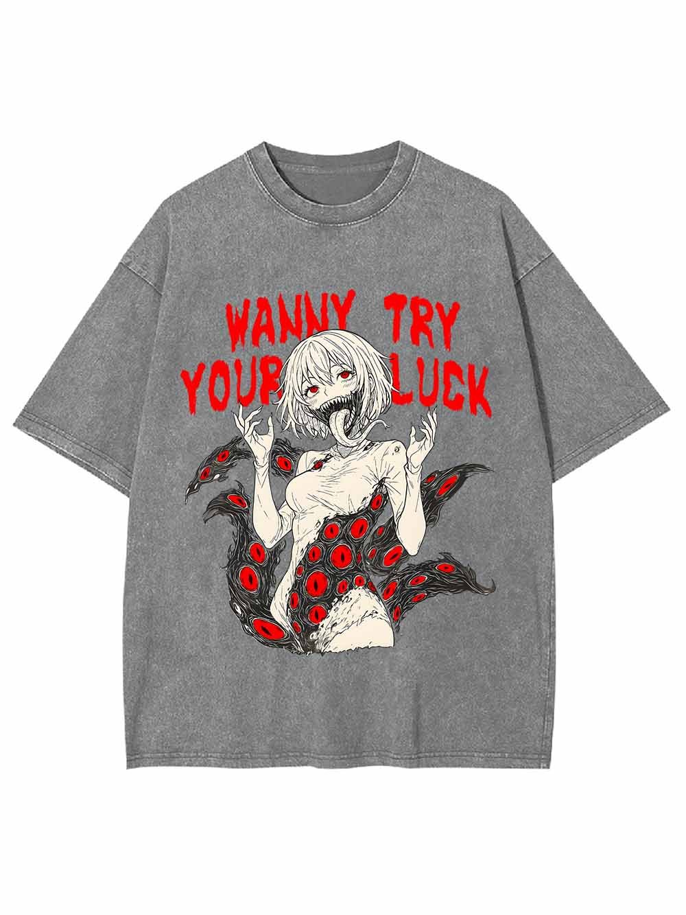 Wanna Try Your Luck Washed Tshirt