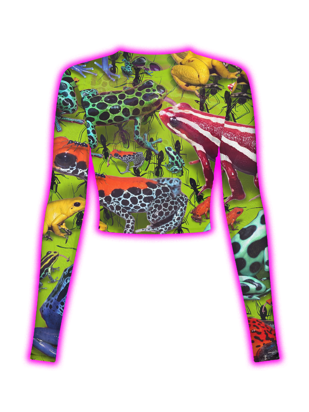 GREEN FIELD FROG MESH TOP