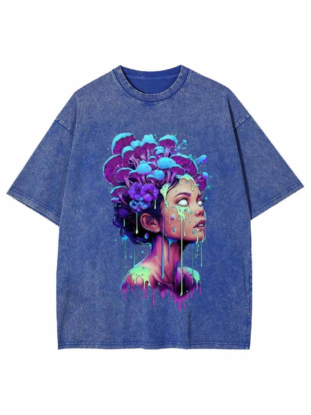 Dream Spore Goddess Washed Tshirt