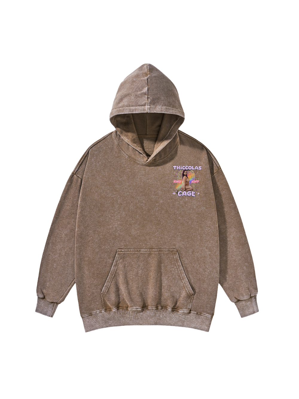 THICCOLAS CAGE WASHED HOODIE