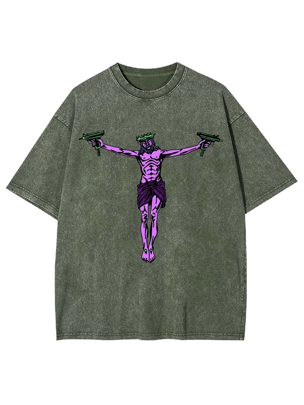 Tommy Gun Jesus Washed Tshirt