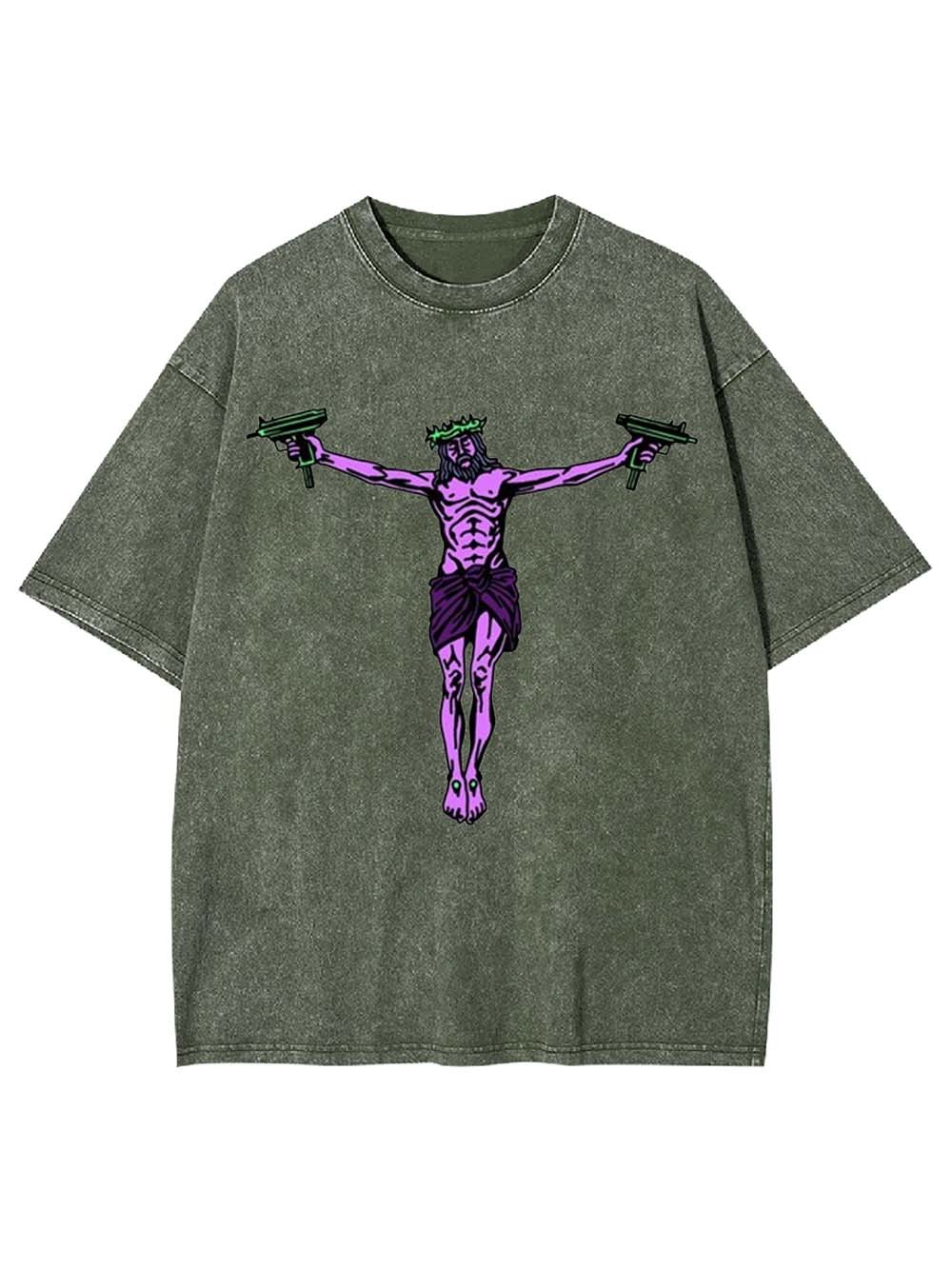 Tommy Gun Jesus Washed Tshirt