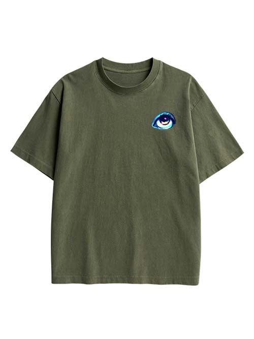 Celestial Visionary Double Sided Print Washed TShirt