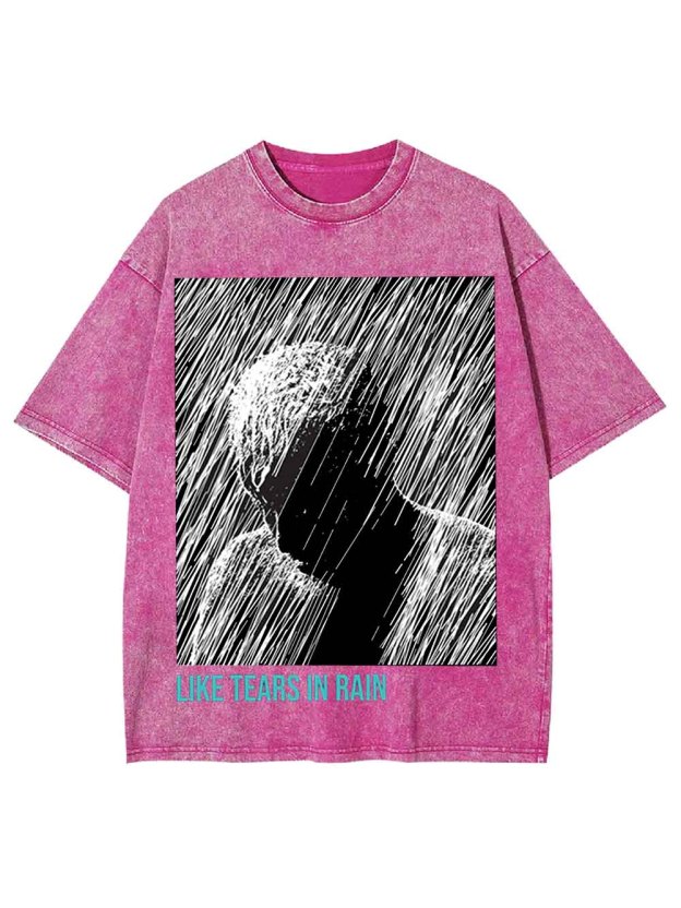 Like Tears In Rain Washed Tshirt