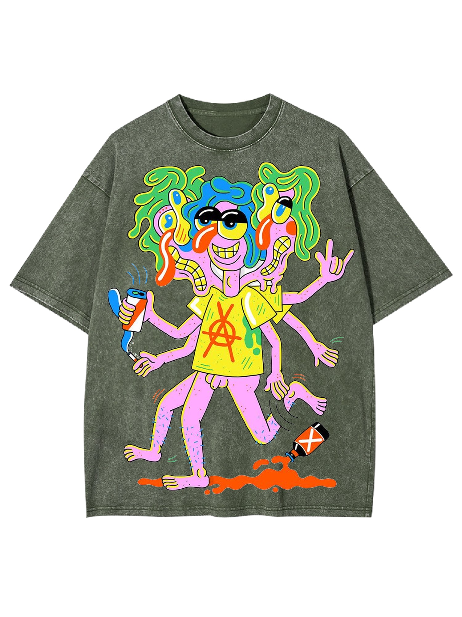 Personal Counduct Washed Tshirt-ClassyOutlaw