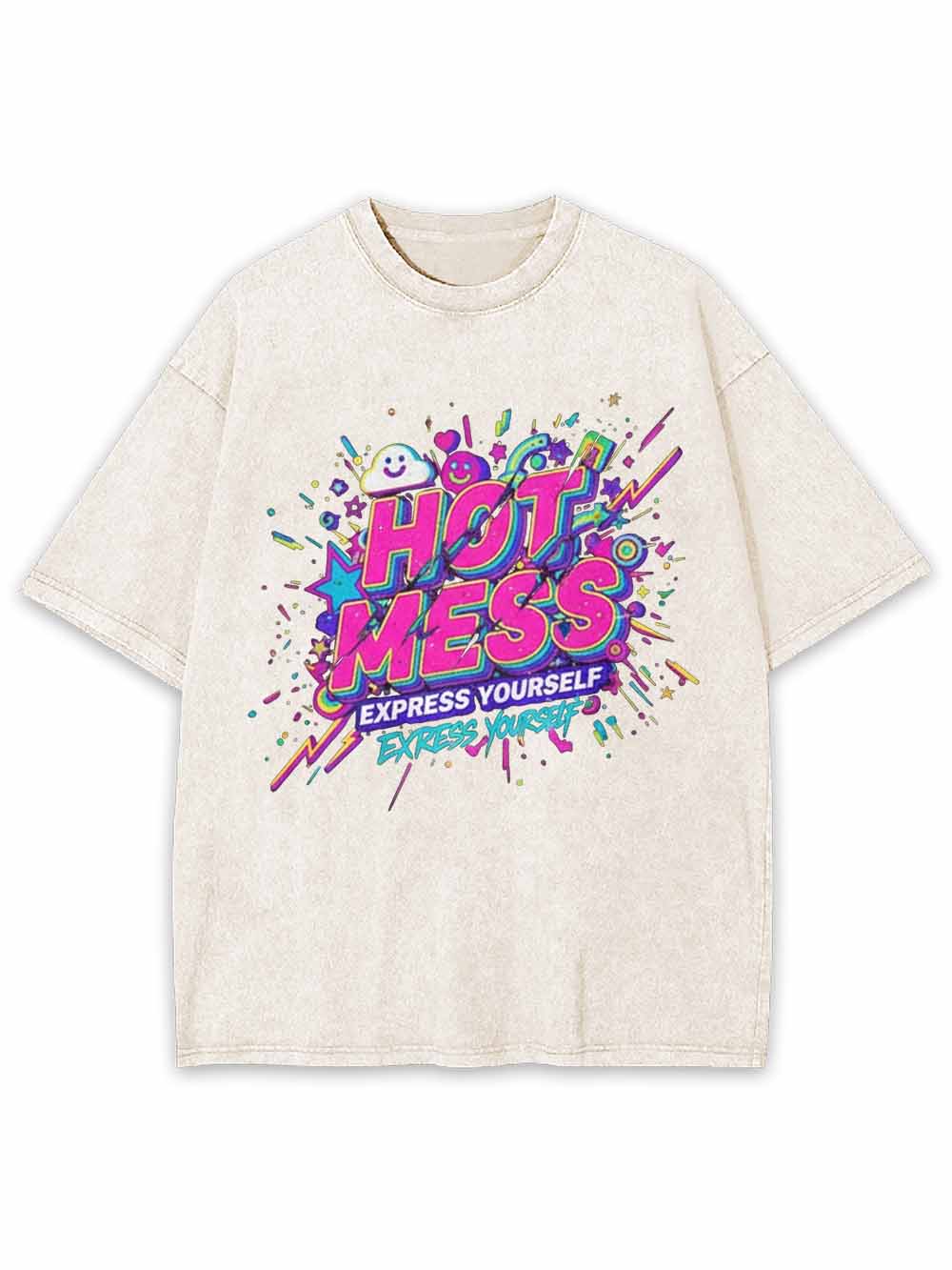 Hot Mess Washed Tshirt