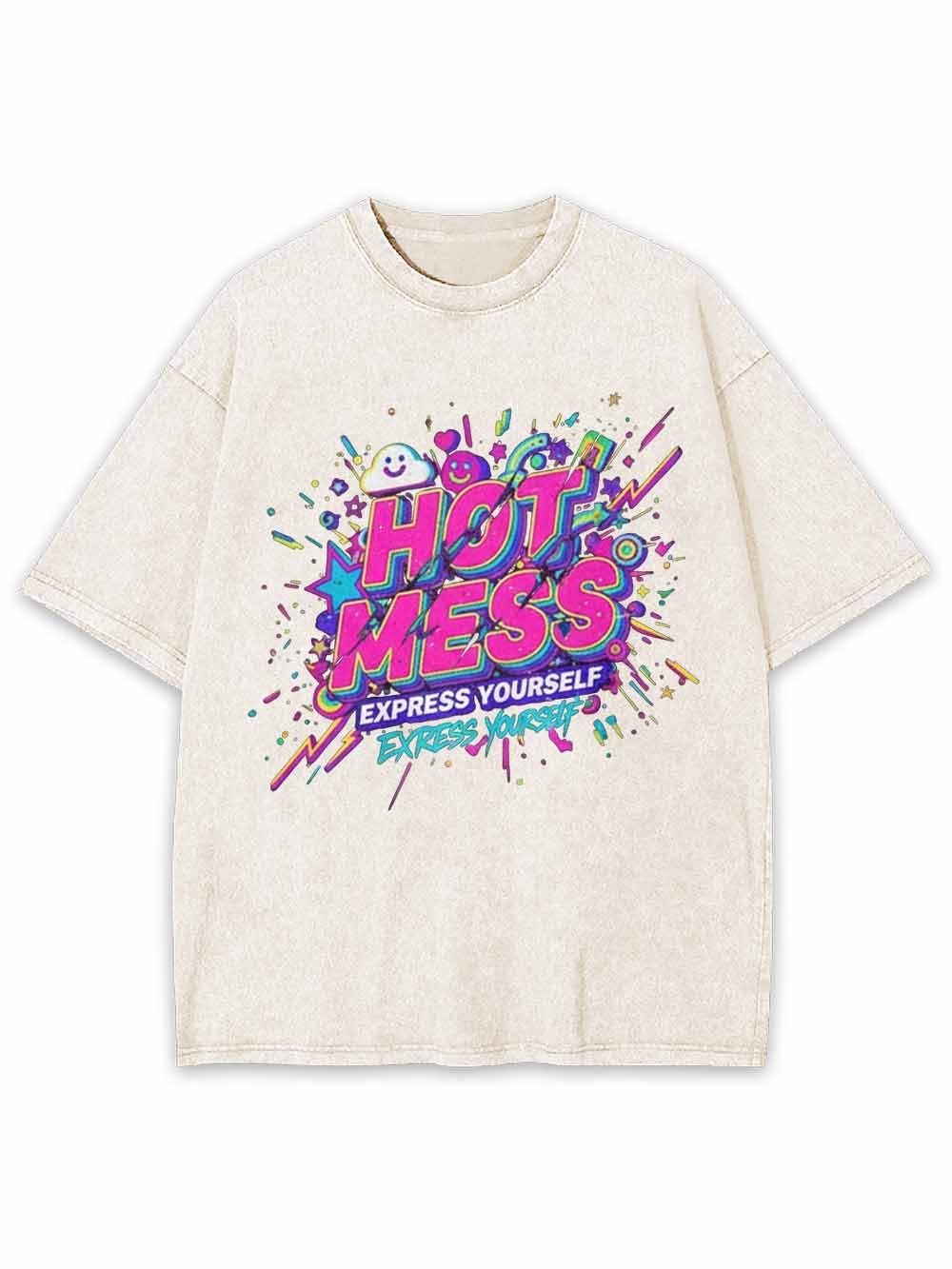 Hot Mess Washed Tshirt