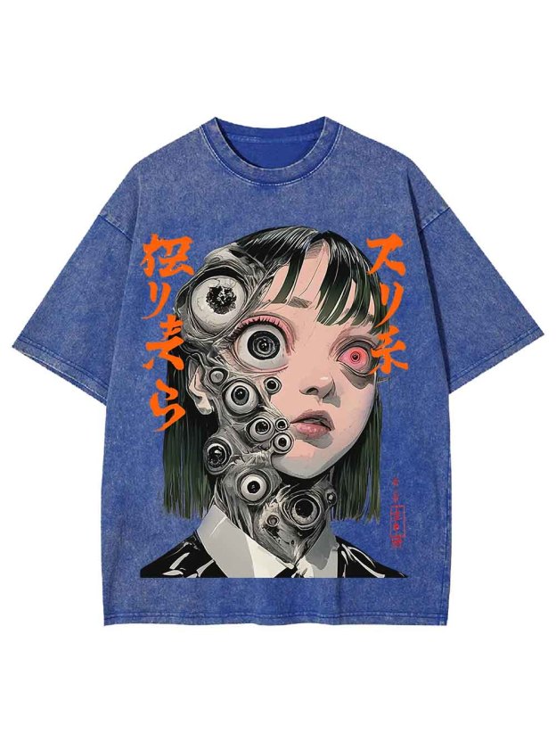 DISTORTED PERCEPTION WASHED TSHIRT