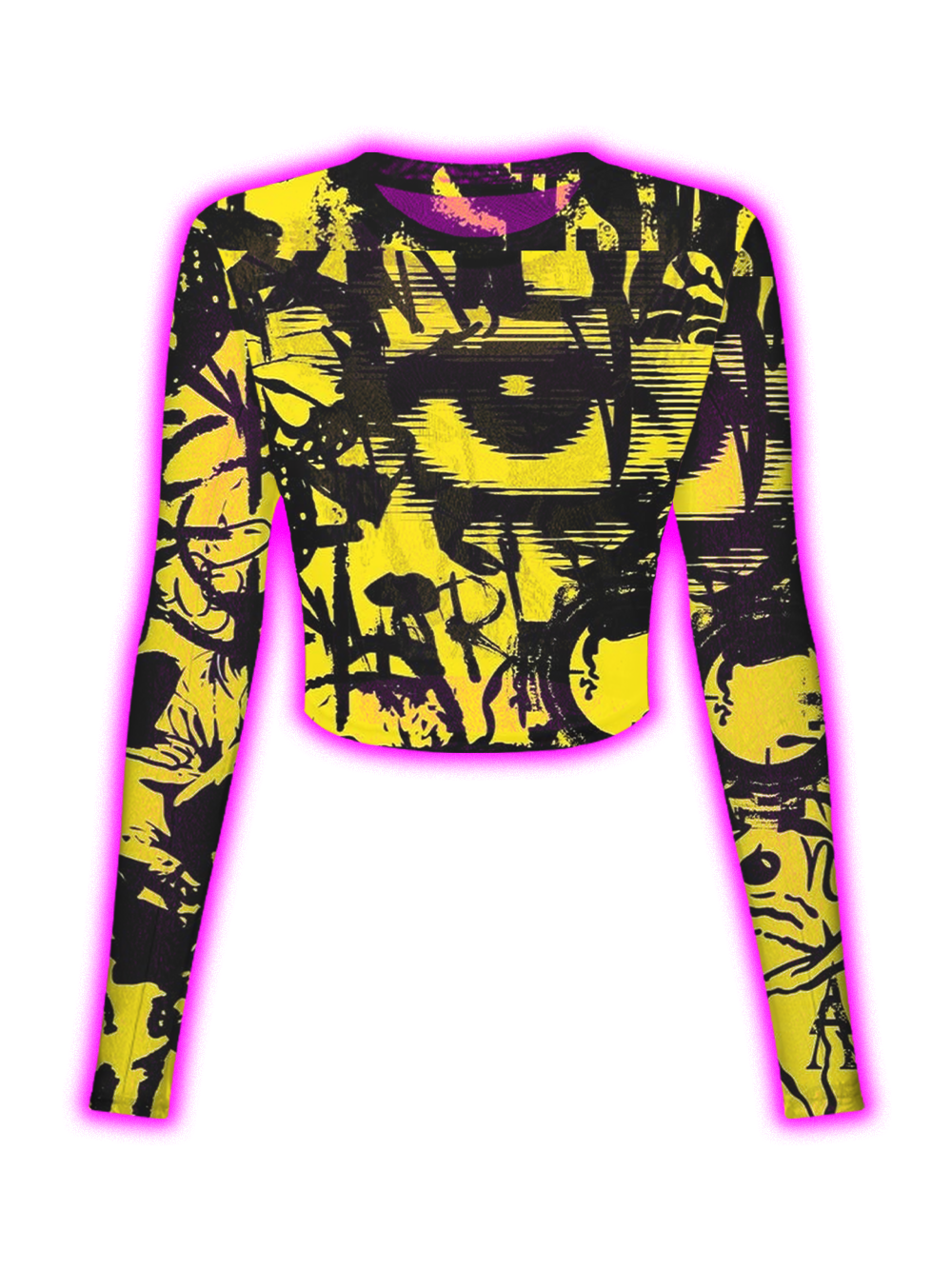 Punk Vision Eye Mesh Top