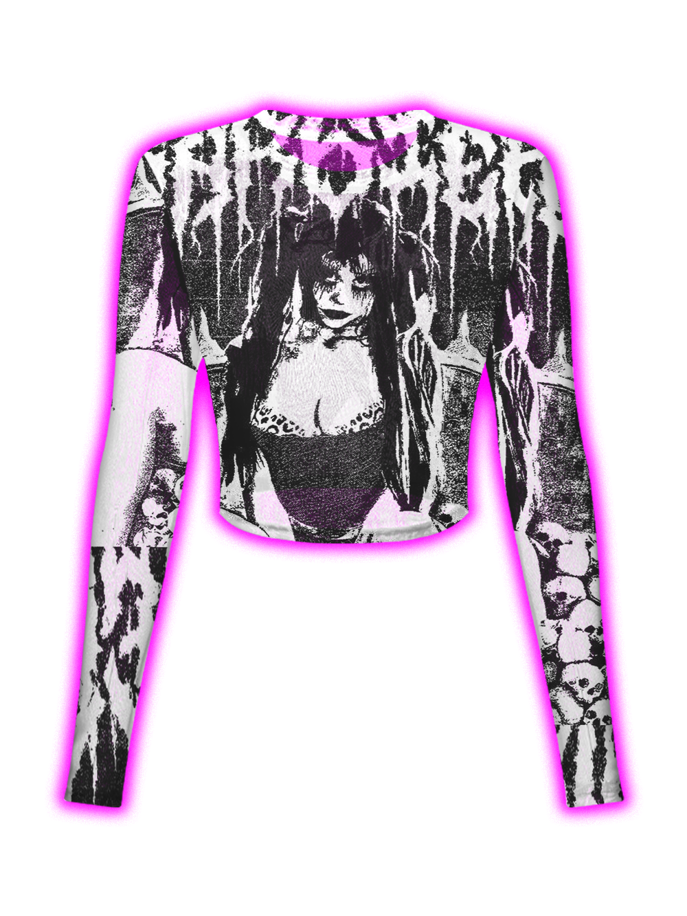 VAMPIRE QUEEN MESH TOP
