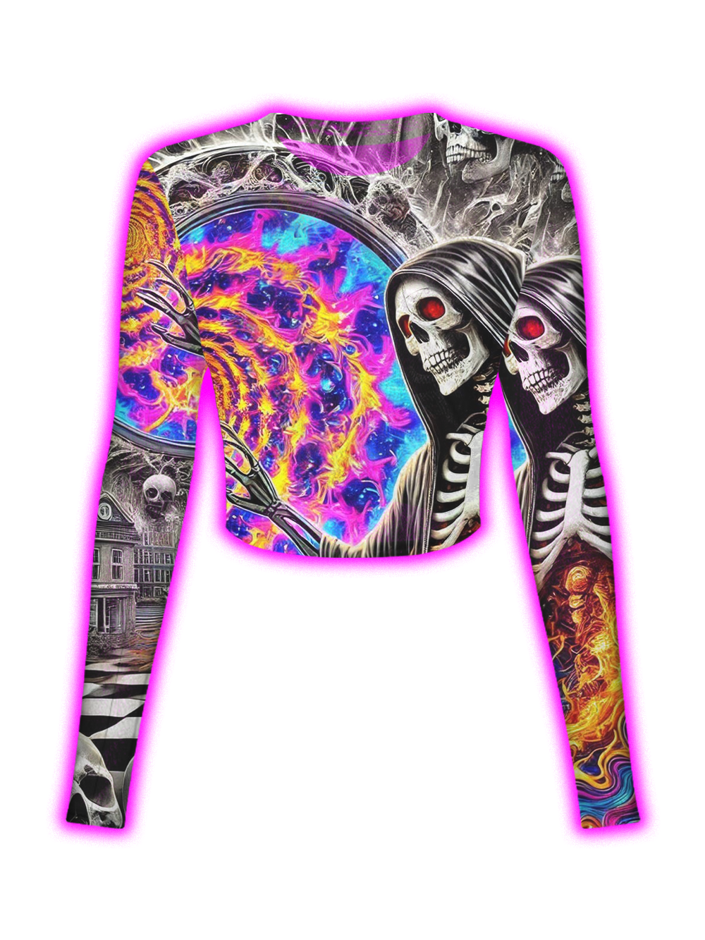 NEON APOCALYPSE REAPER MESH TOP