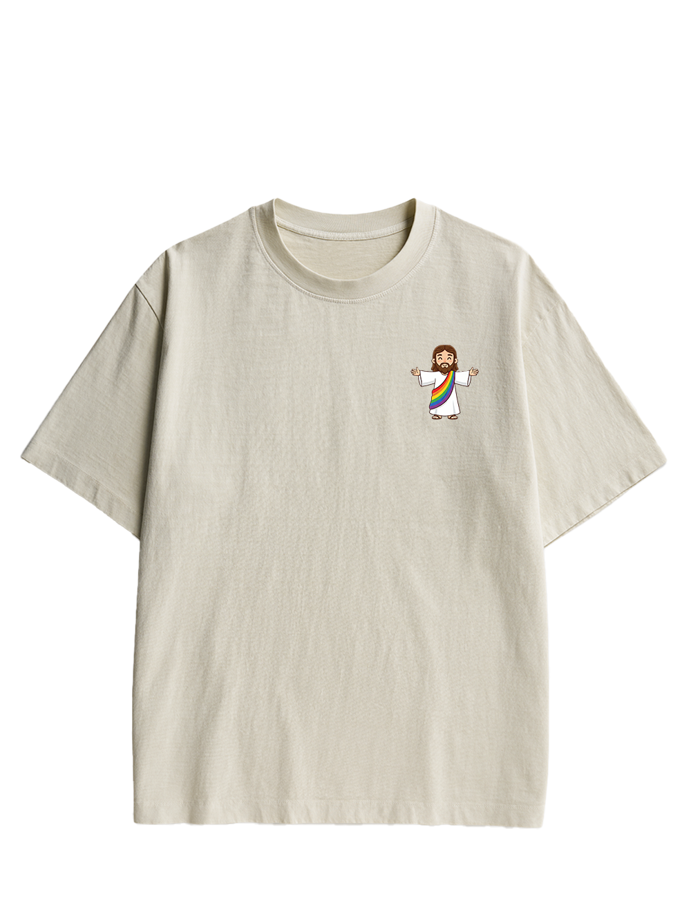 ACTUALLY I LOVE THE GAYS DOUBLE SIDED PRINT WASHED TSHIRT