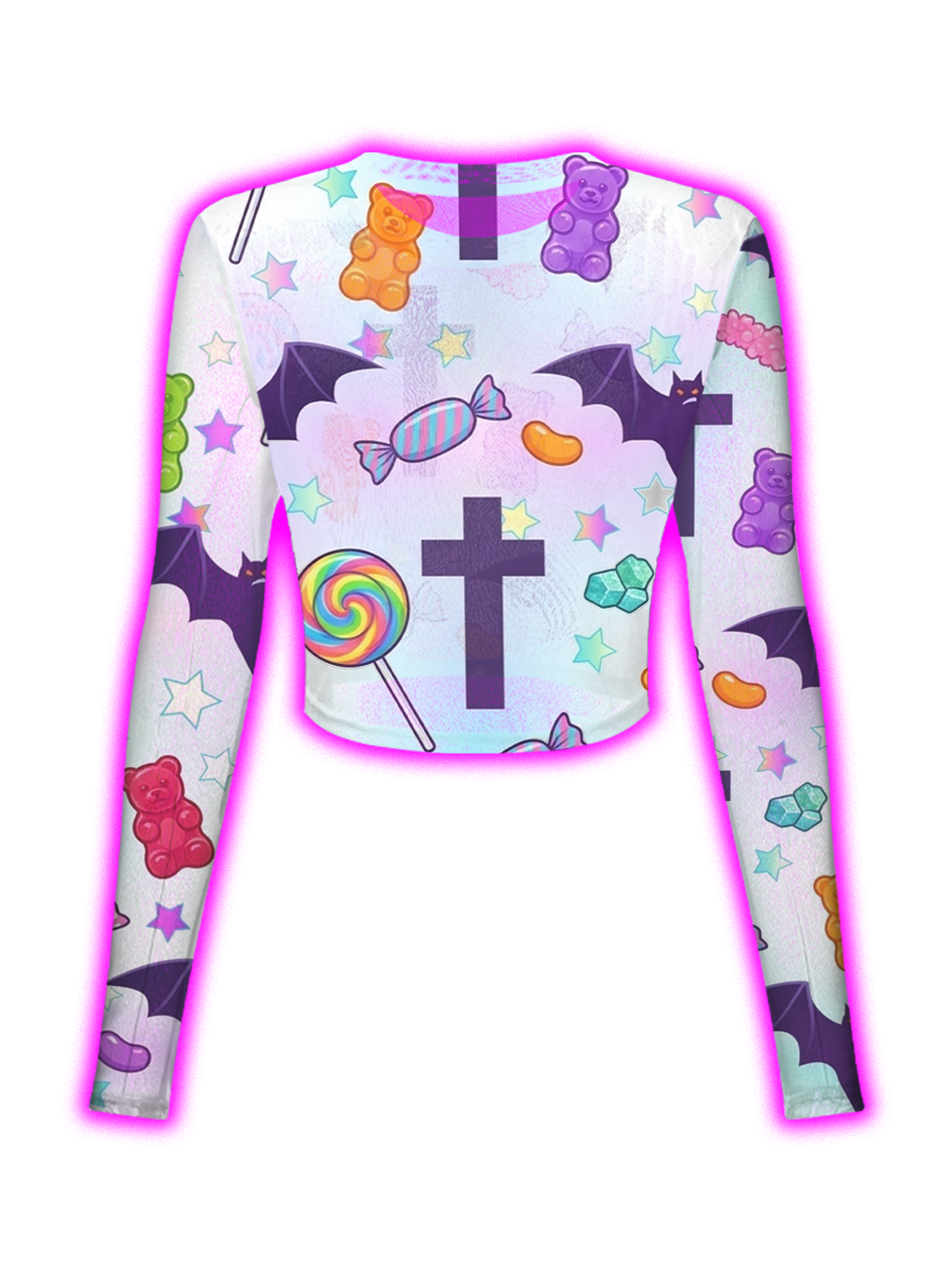 CANDY GOTH MESH TOP