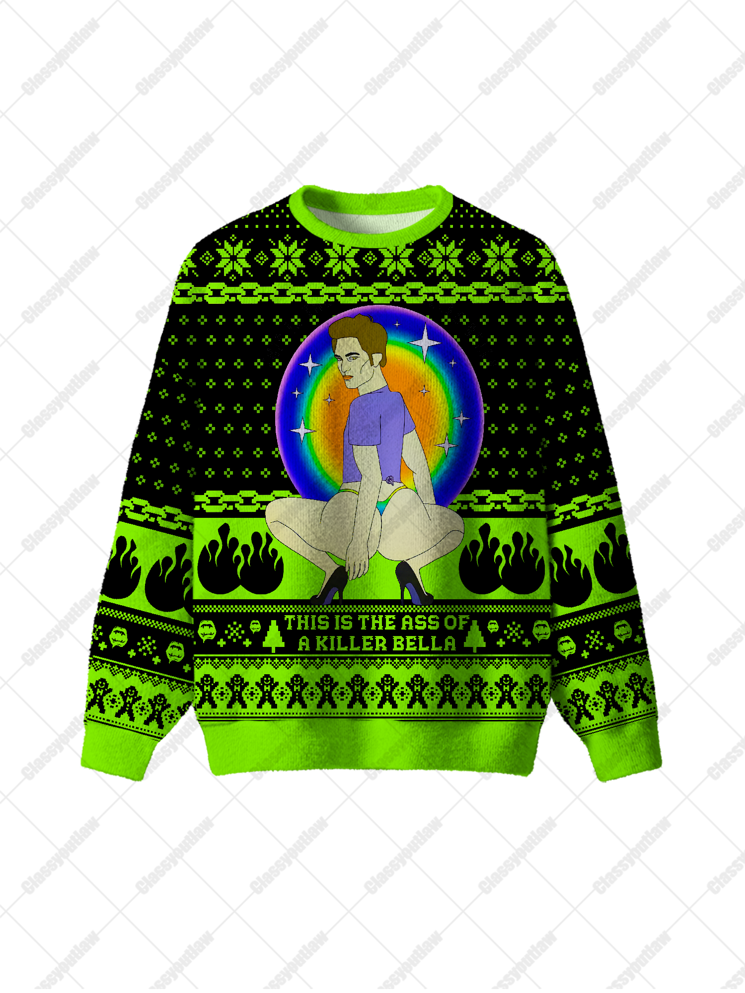 Killer Bella  UGLY CHRISTMAS SWEATSHIRT