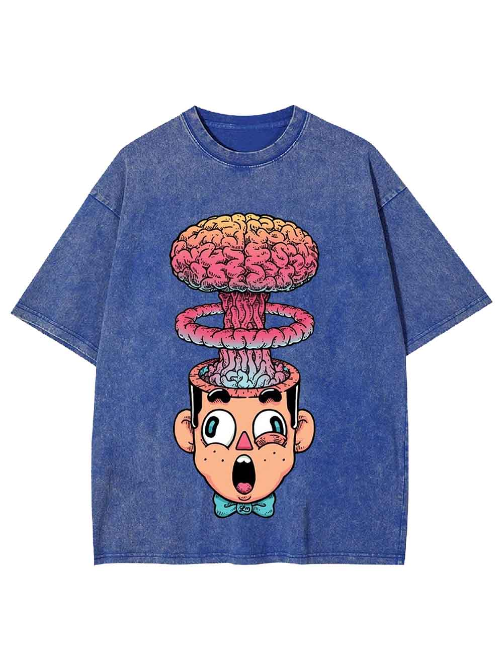 Brain Explosion Washed Tshirt