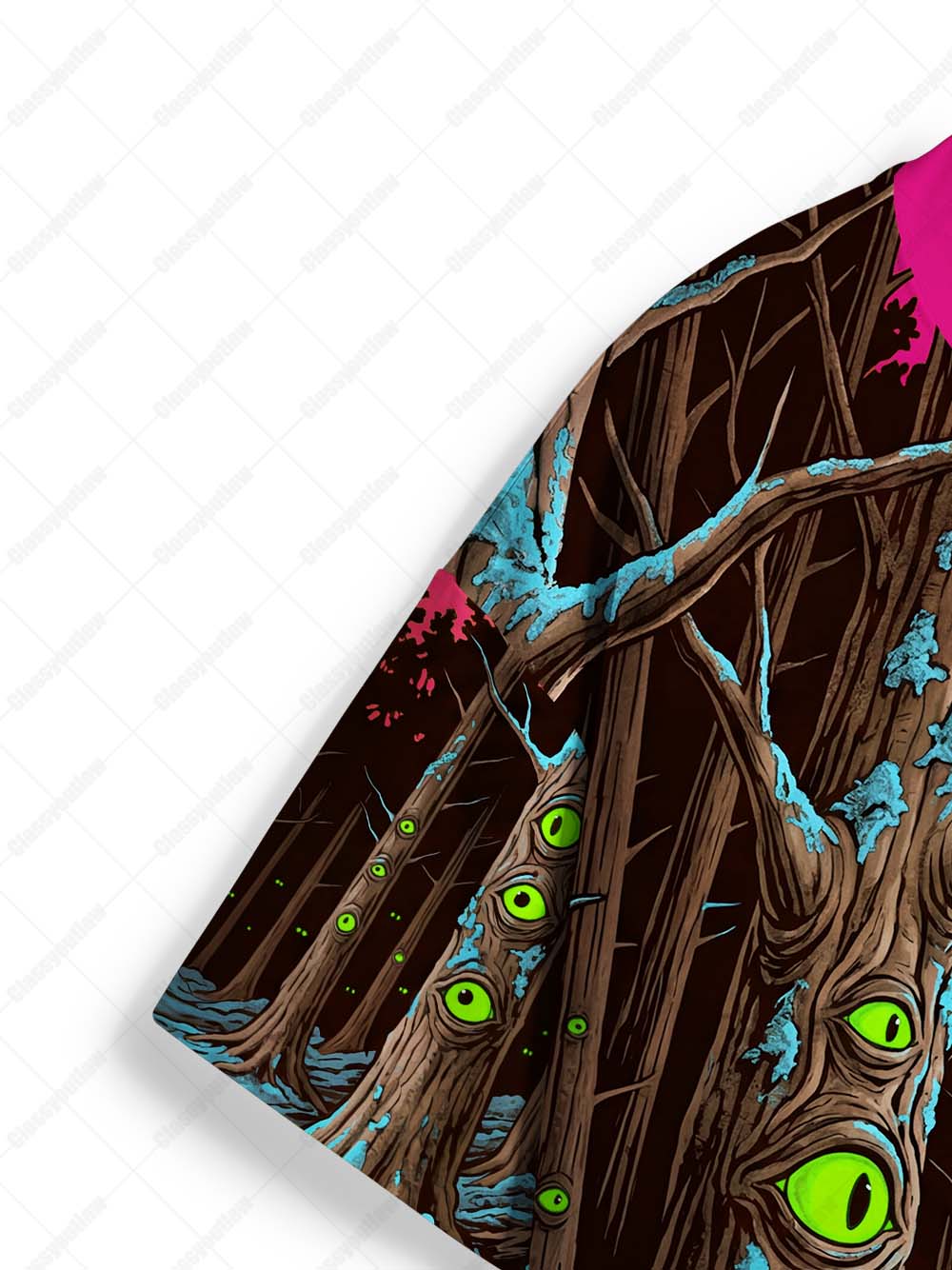 Dreamscape Twisted Trees Eco Oversized Graphic Tees