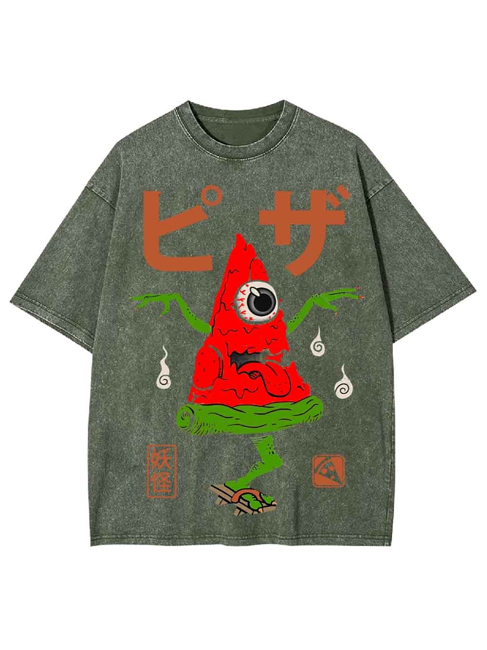 Pizza Demon Washed Tshirt