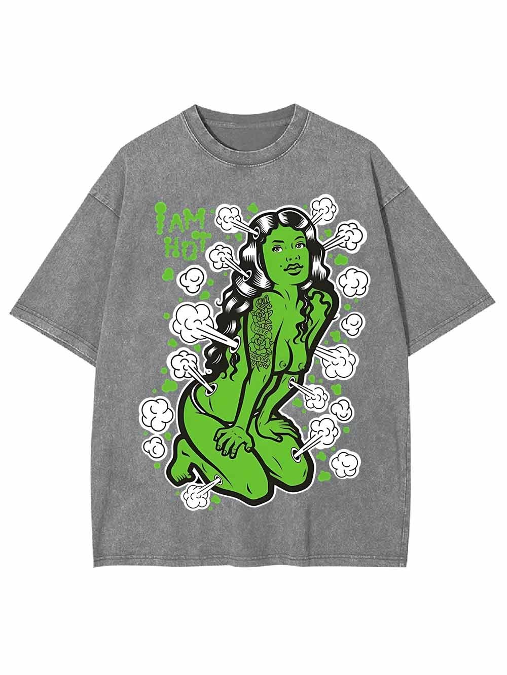 I AM HOT WASHED TSHIRT