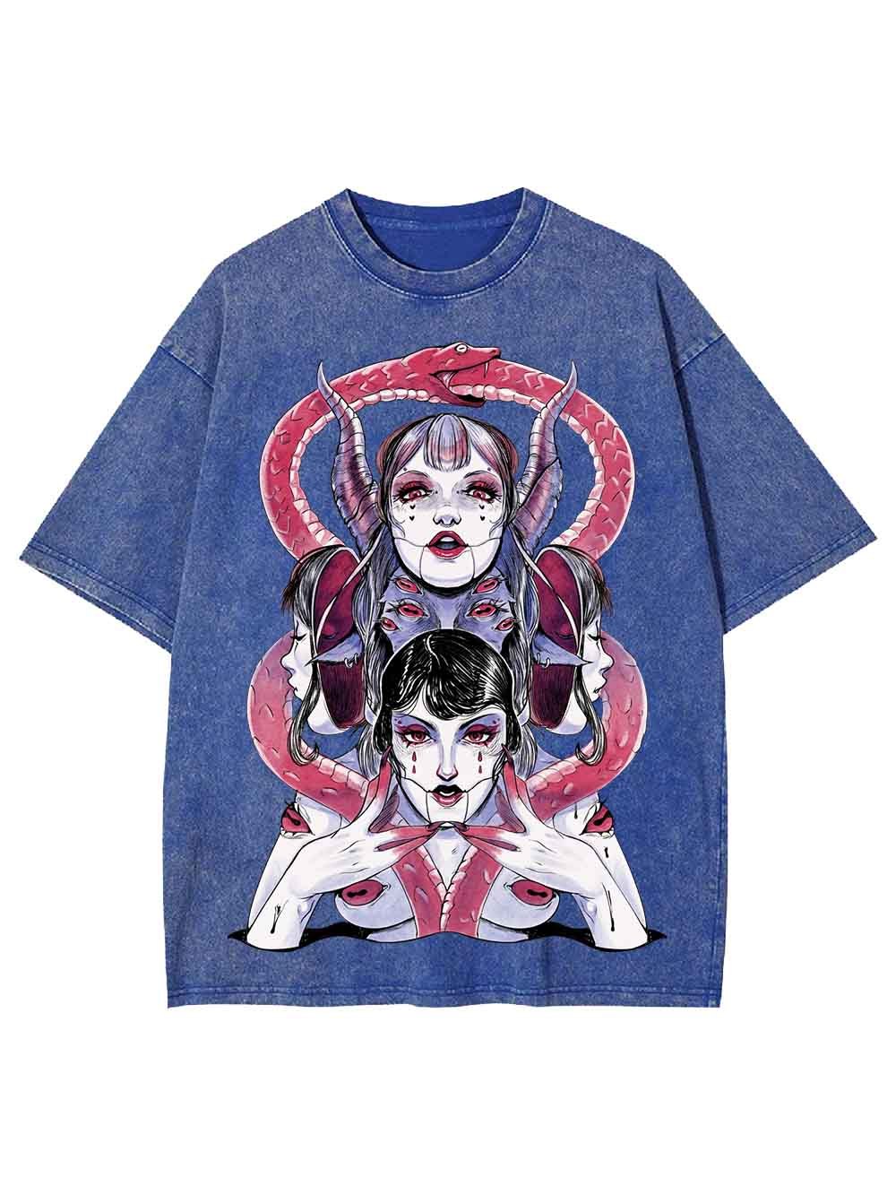 Serpent Siren Washed Tshirt
