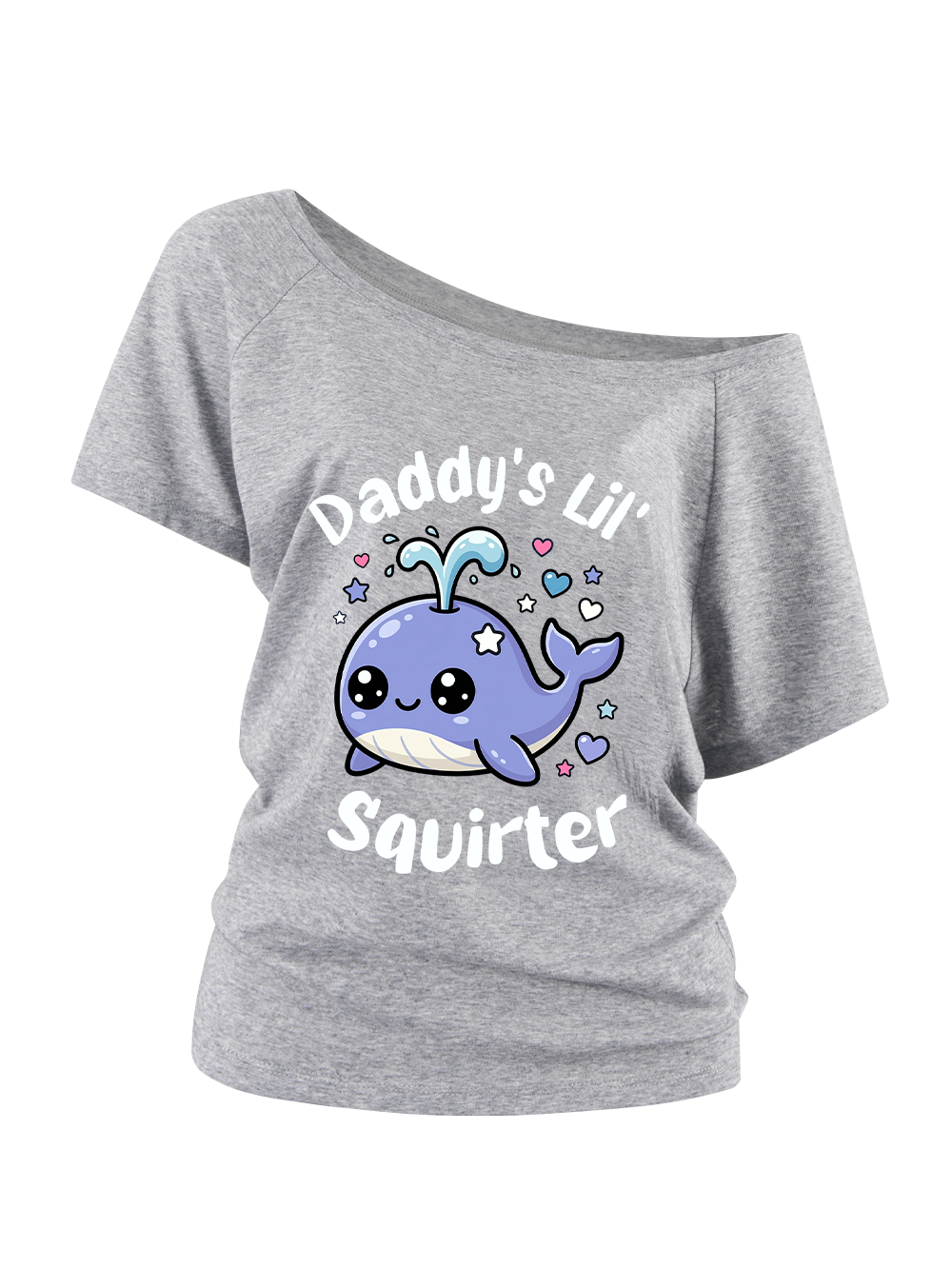 DADDY’S LIL’ SQUIRTER OFF SHOULDER TSHIRT