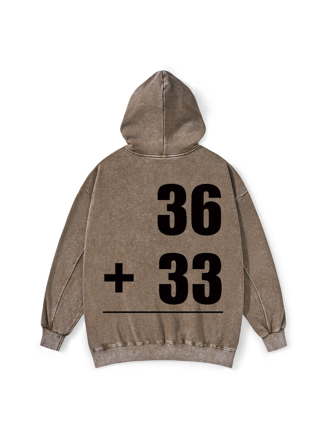 MATH PROBLEMS WASHED HOODIE