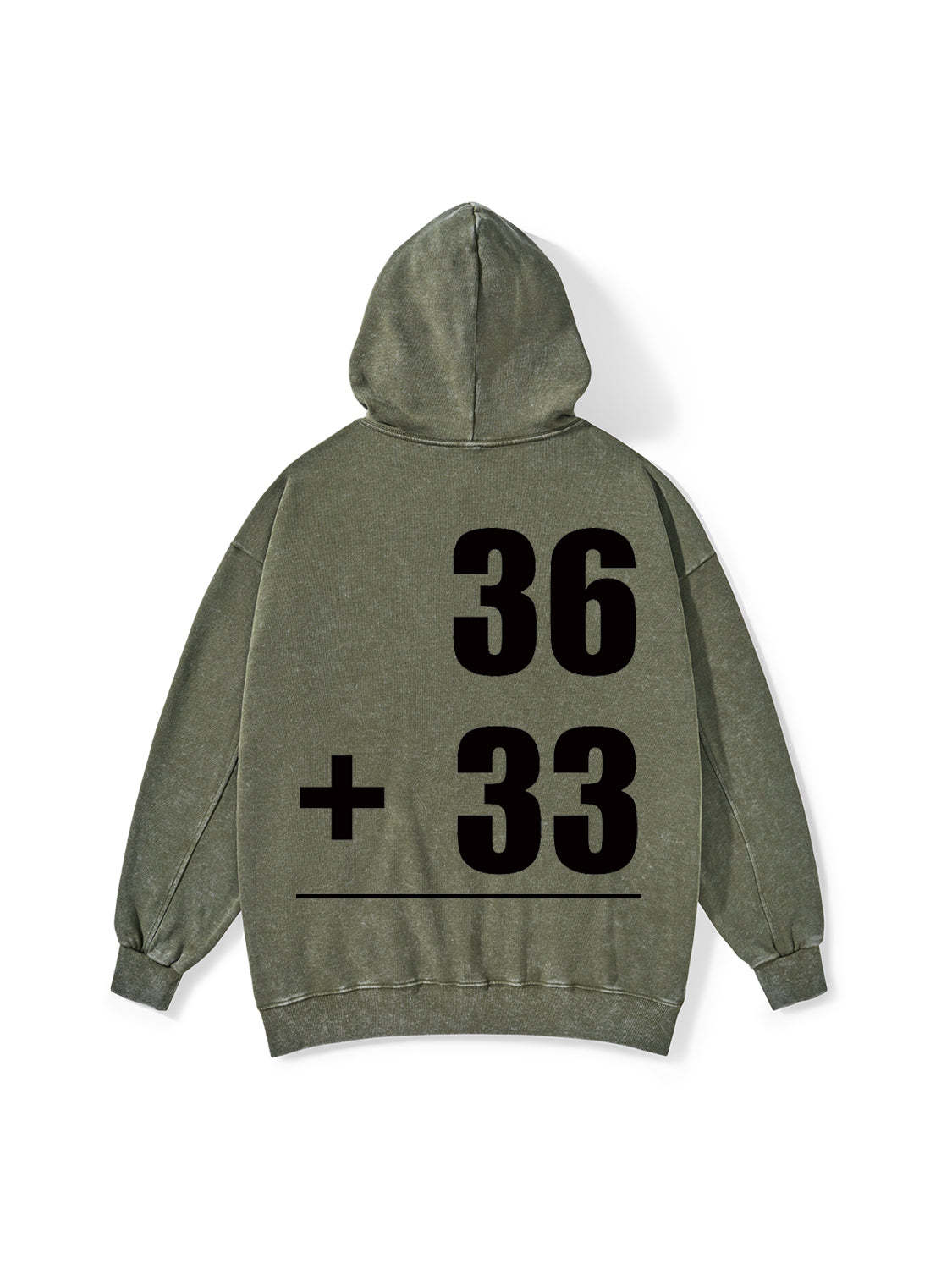 MATH PROBLEMS WASHED HOODIE