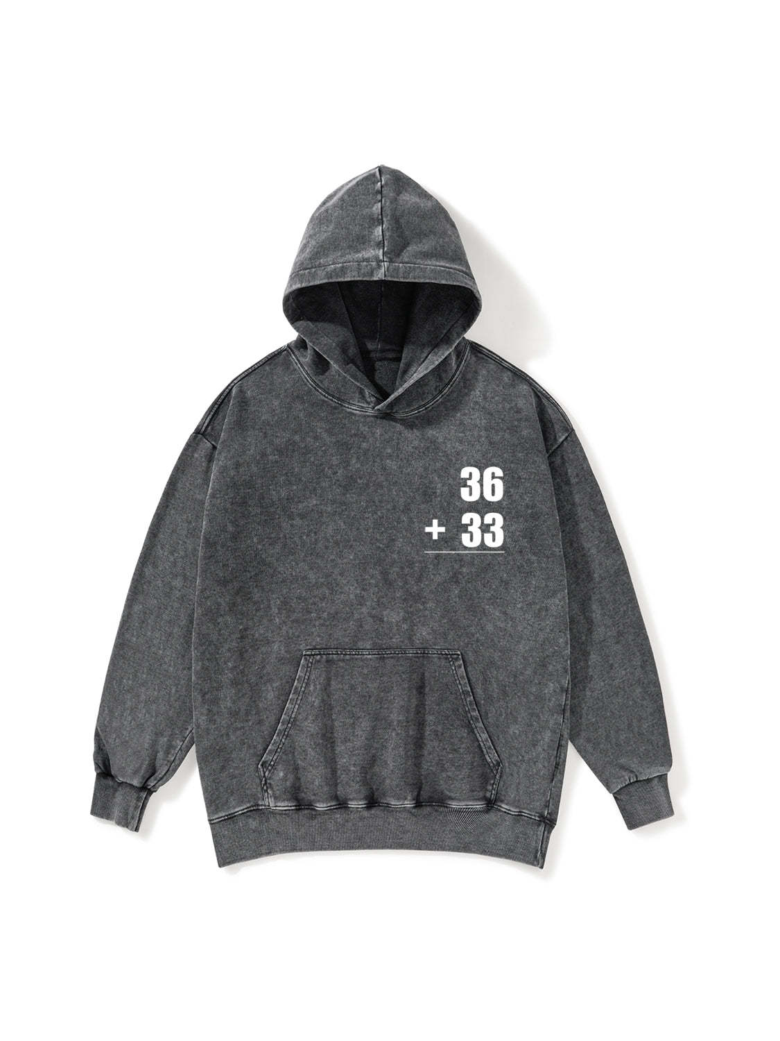 MATH PROBLEMS WASHED HOODIE