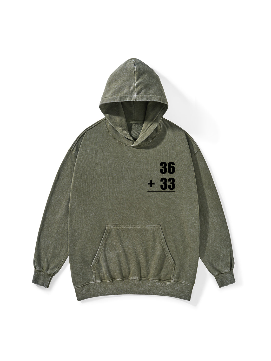 MATH PROBLEMS WASHED HOODIE