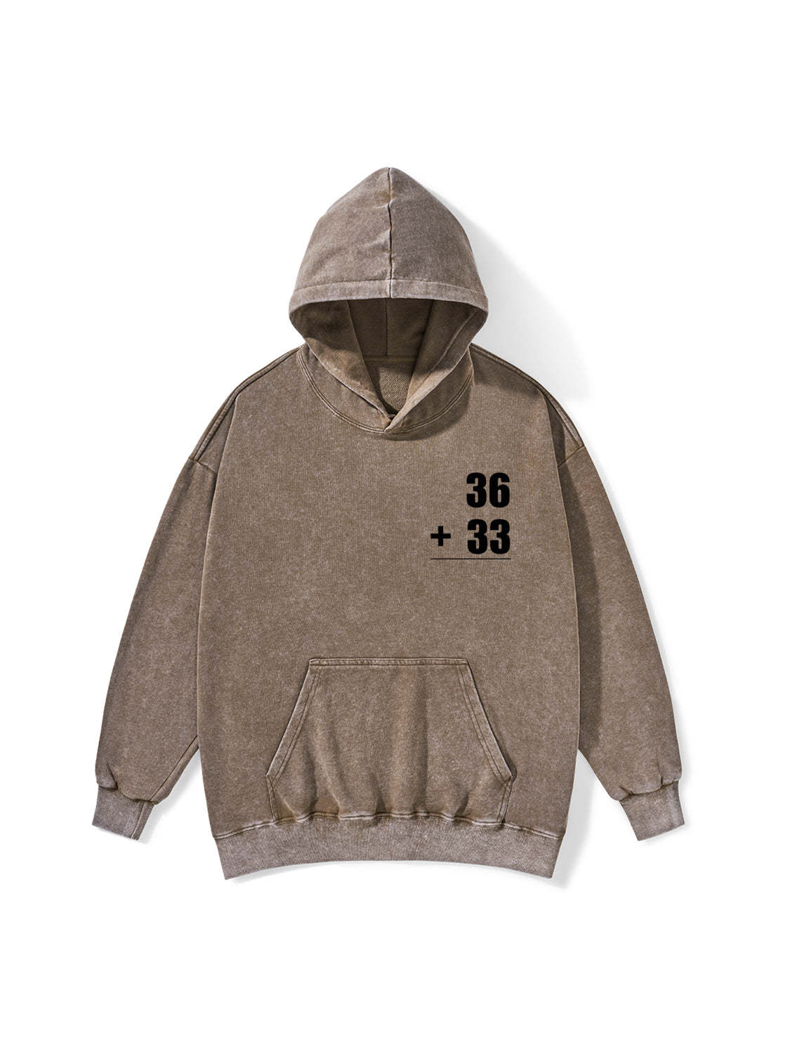 MATH PROBLEMS WASHED HOODIE