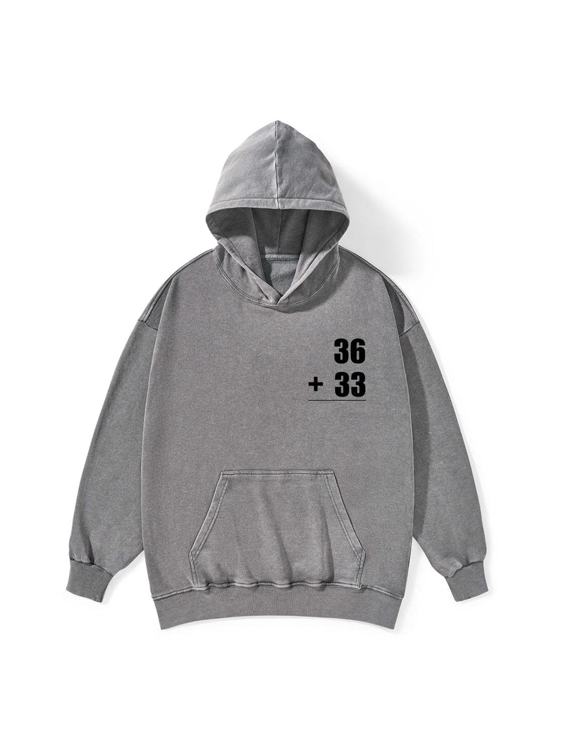 MATH PROBLEMS WASHED HOODIE