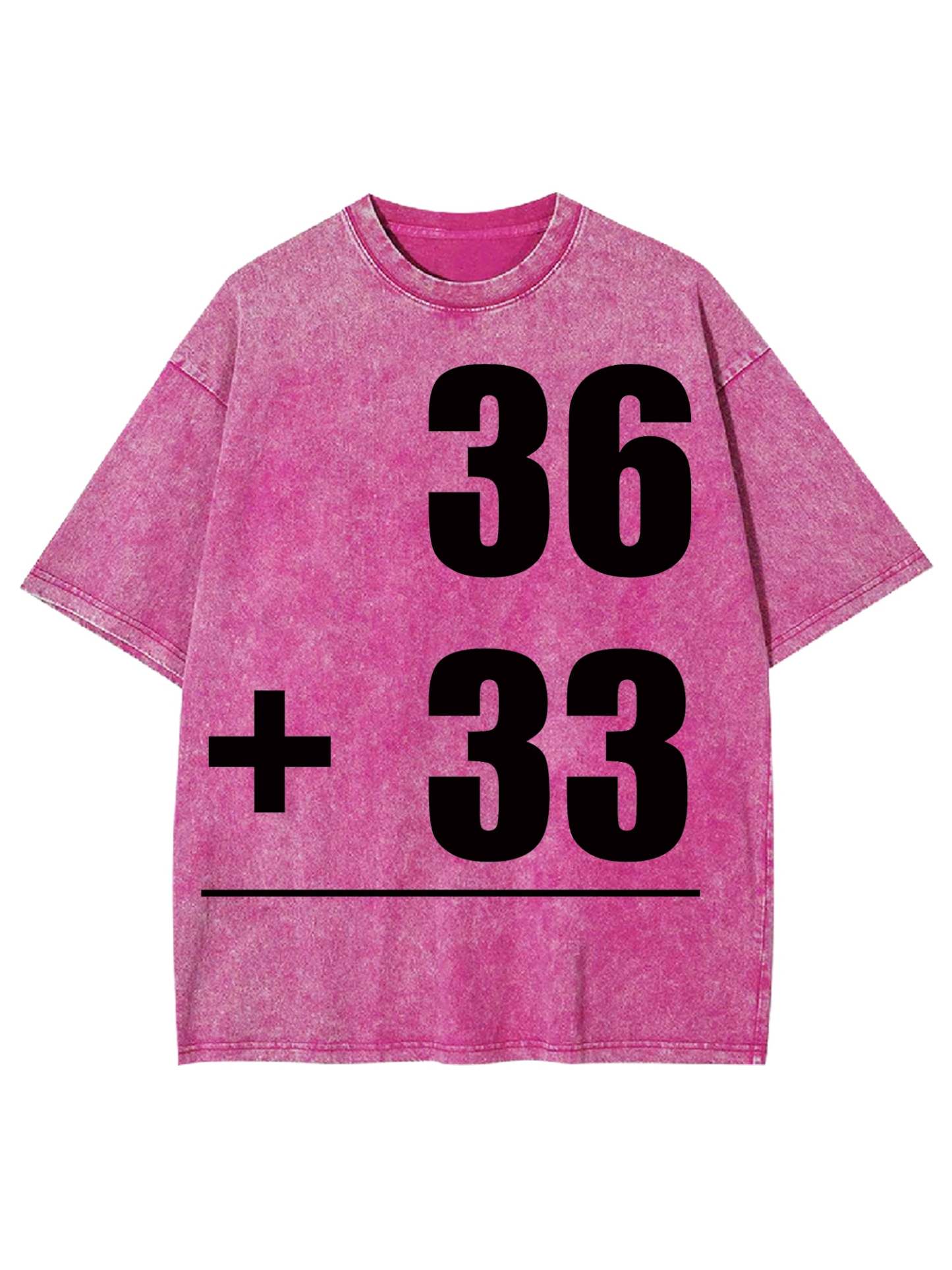 MATH PROBLEMS WASHED TSHIRT
