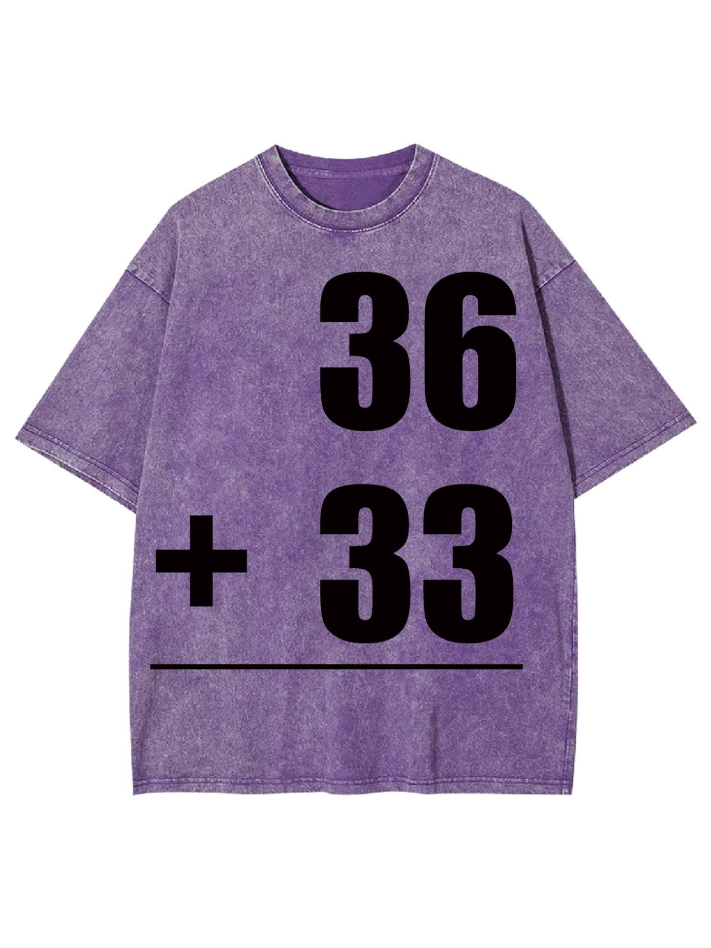 MATH PROBLEMS WASHED TSHIRT