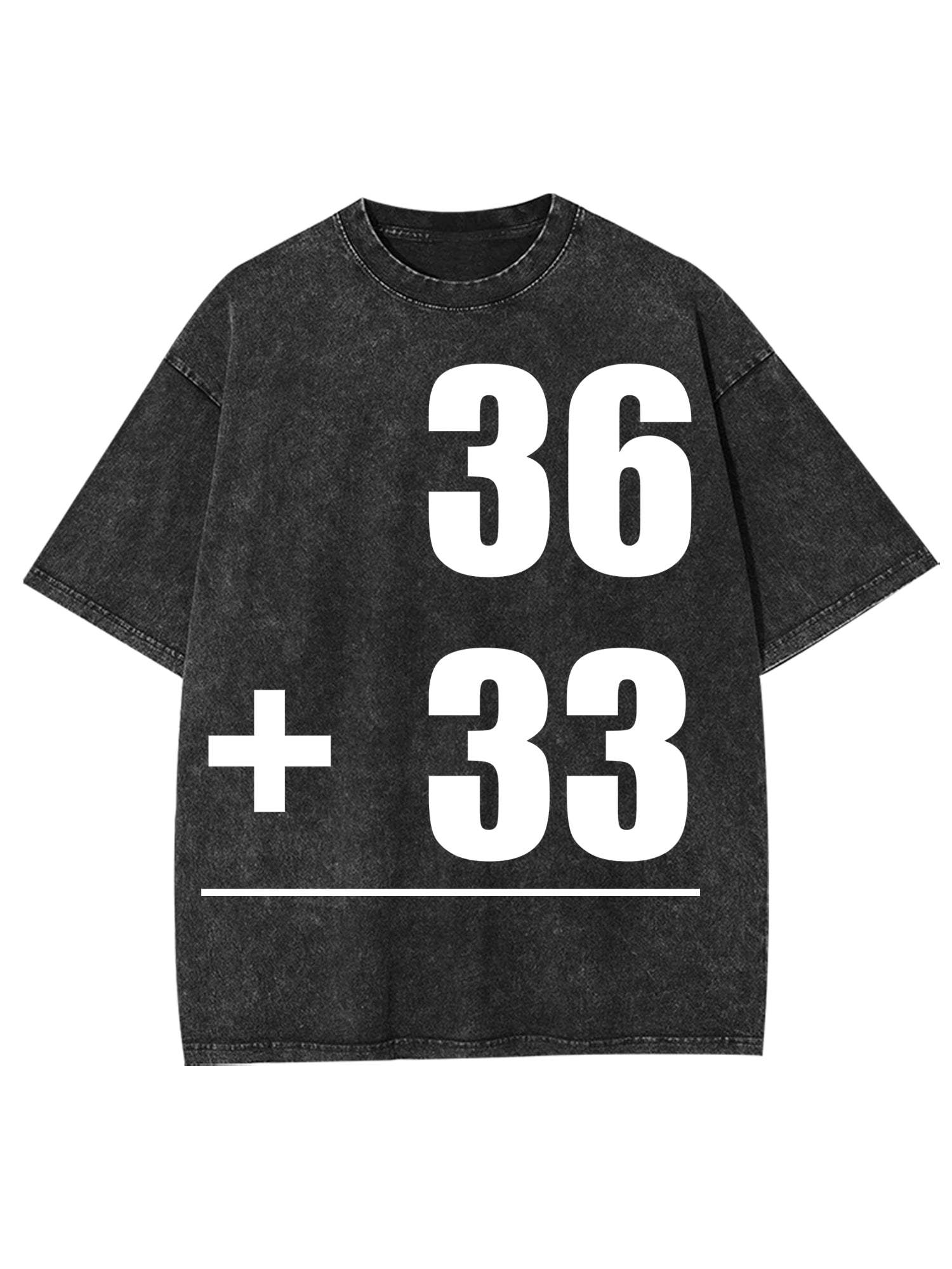 Math Problems Washed Tshirt-ClassyOutlaw