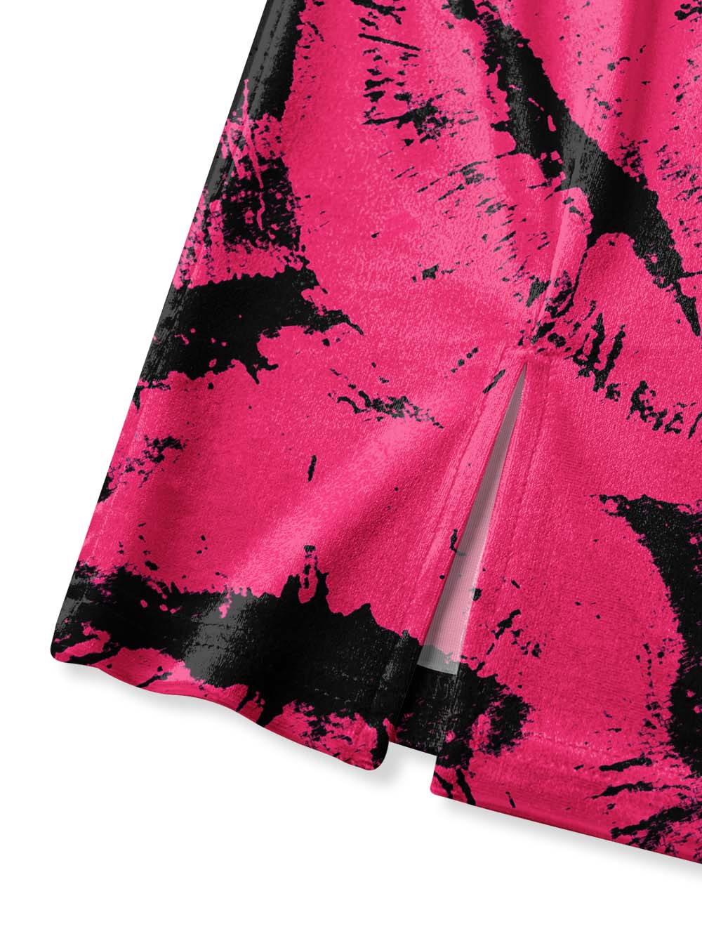 HOT PINK QIPAO MINI DRESS