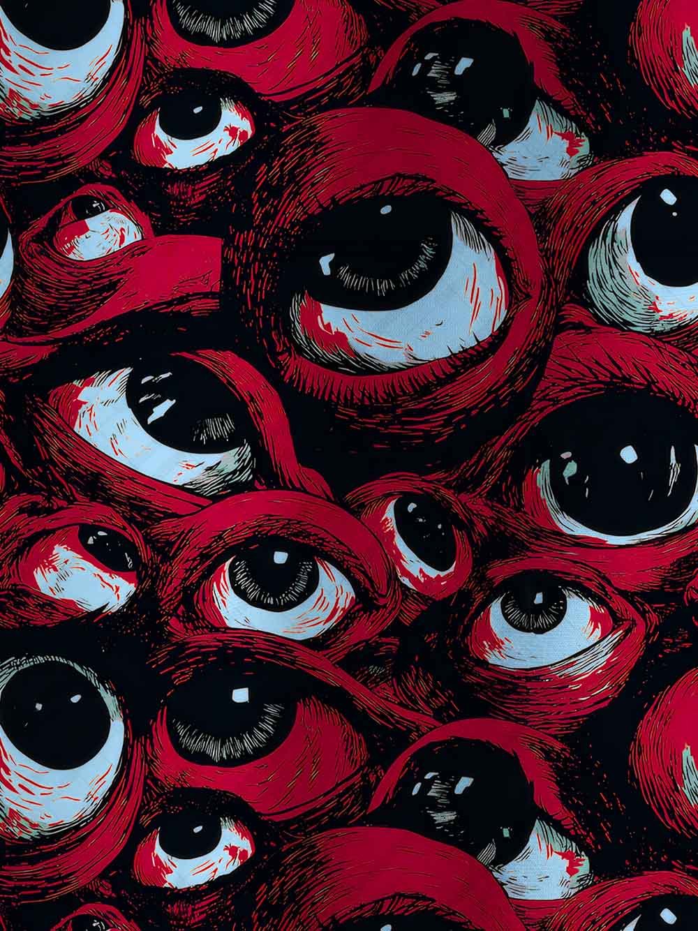 multiple eyes Graphic T-shirt