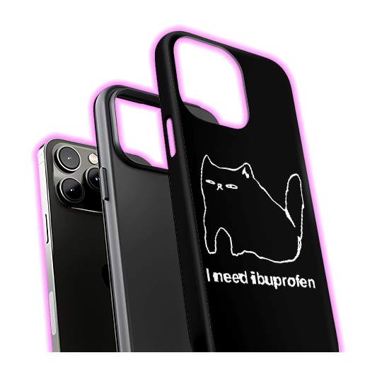 Ibuprofen Cat Phone Case