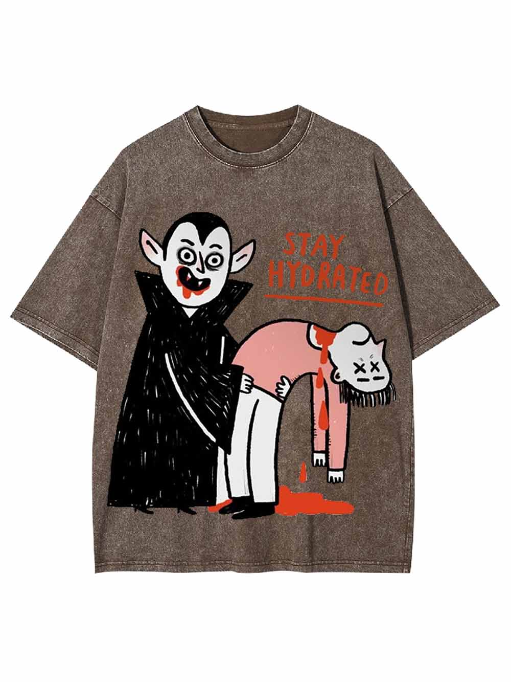 Stay Hydrated Washed Tshirt