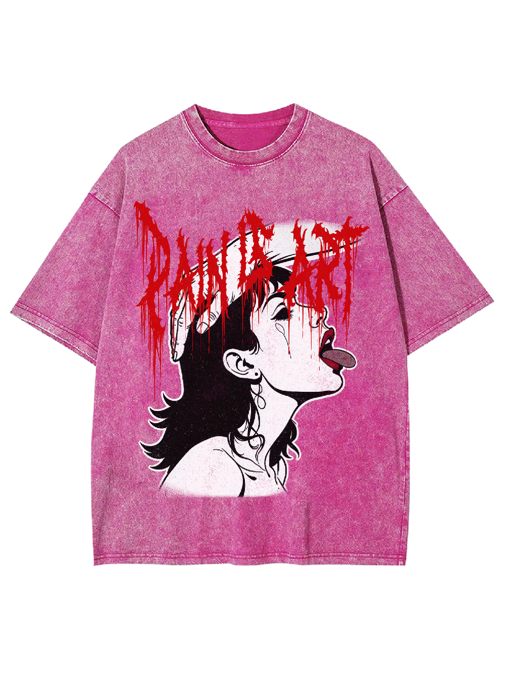 Pain is art Washed Tshirt