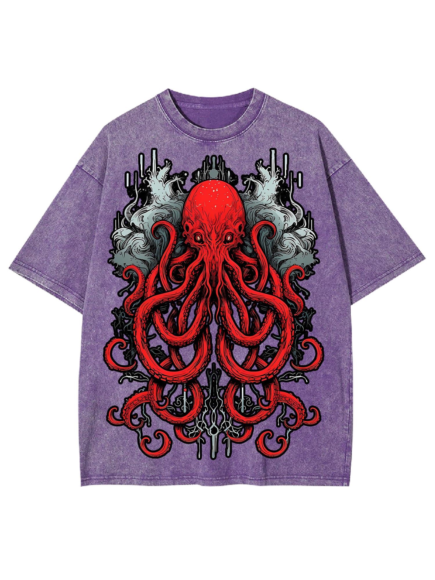 Abyssal Sea Monster Washed Tshirt