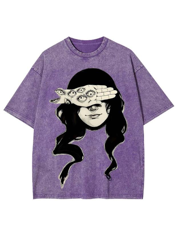 Eyes On Hand Washed Tshirt