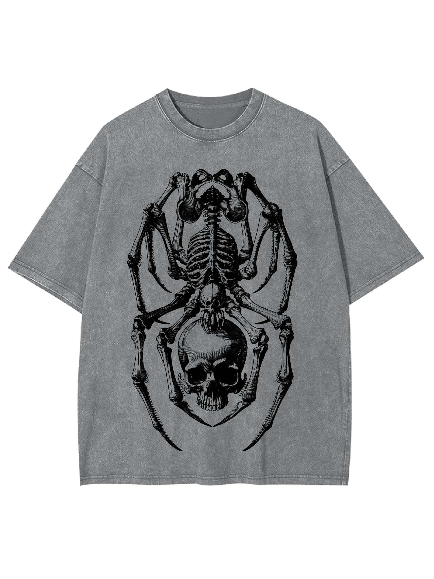 Skeletal Arachnid Washed Tshirt