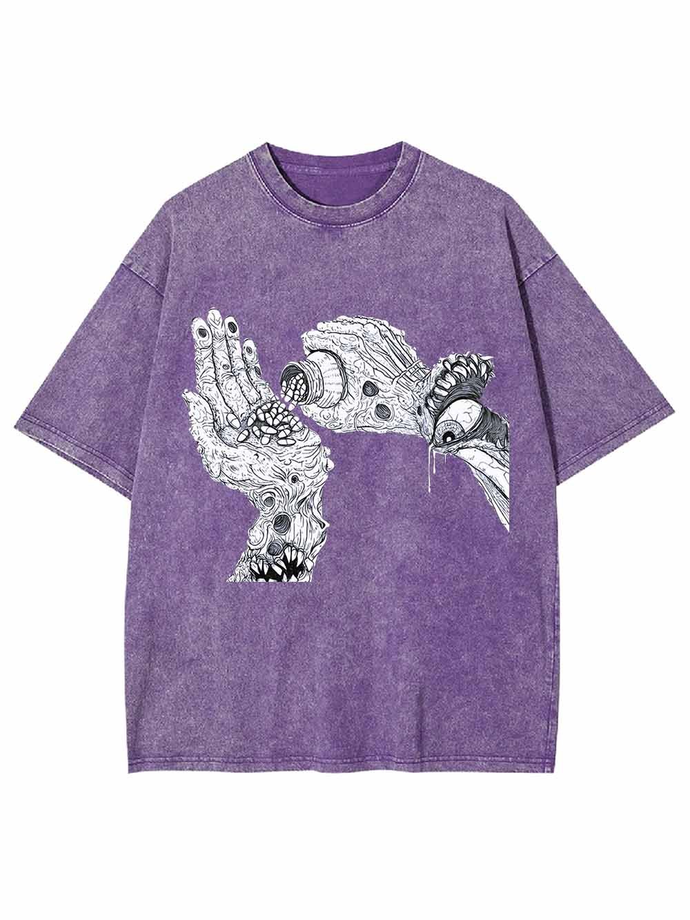 DISTORTED REALITY WASHED TSHIRT