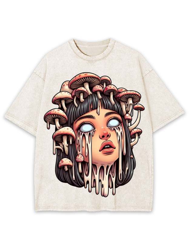 MELTING GIRL WASHED TSHIRT